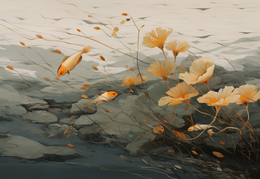 Tapeta Artystyczna Minimalisme Carassin MC110