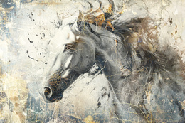 Fototapeta Koń w stylu vintage 55