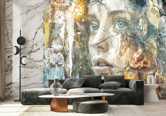 Fototapeta Kobieta w stylu vintage 58