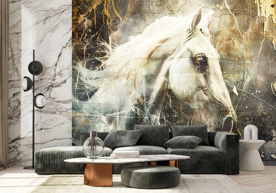 Fototapeta Koń w stylu vintage 56