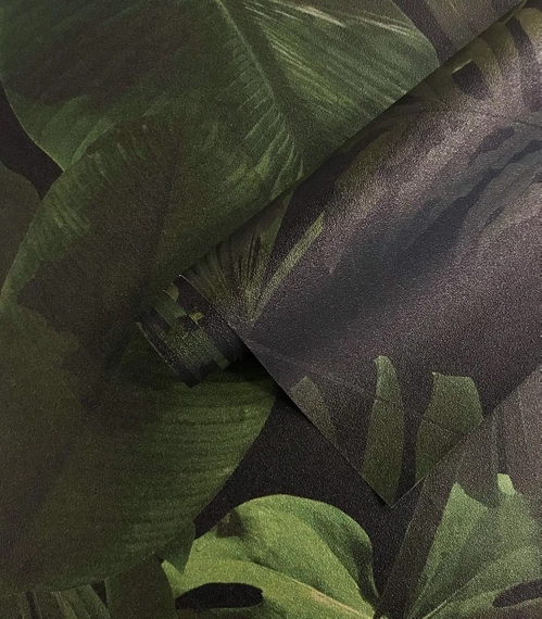Tapeta Artystyczna Tropical Forest Dark