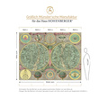 Tapeta Fototapeta  18033 Wallpaper mural with vintage star map 