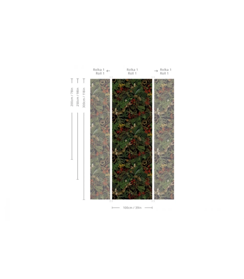 Tapeta Artystyczna Roxy Red