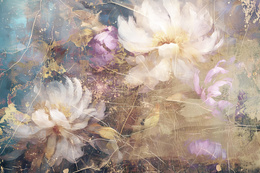 Fototapeta Piękne kwiaty w stylu retro 33