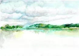 Tapeta Artystyczna Stawy chmury