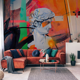 Fototapeta artystyczna Buenos abstrakcja  z popiersiem