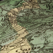 Tapeta Fototapeta  18033 Wallpaper mural with vintage star map 