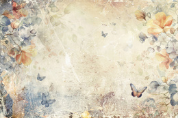 Fototapeta Piękne kwiaty w stylu retro 48