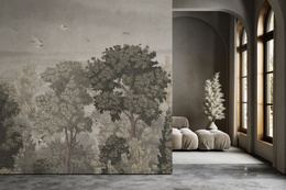 Fototapeta Ptaki Nad Lasem