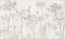 Tapeta artystyczna Wallart Erbario Light kwiaty