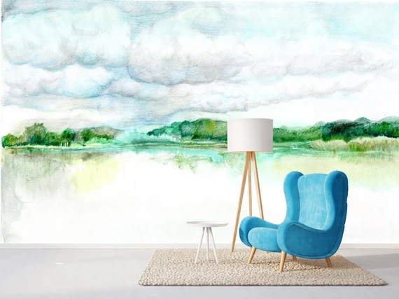 Tapeta Artystyczna Stawy chmury