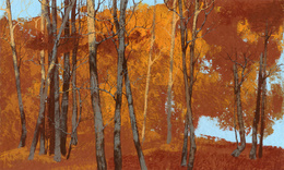 Fototapeta artystyczna Firen drzewa las