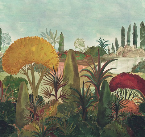 Tapeta Mural DW2028 Botanical Landscape