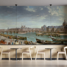 Tapeta Fototapeta 27001 Artist mural with Paris city view
