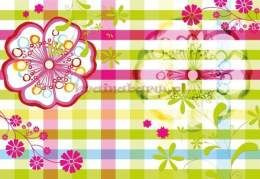 Fototapeta 2-905 kolorowe kwiaty