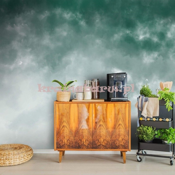 Watercolor Ombre Green 