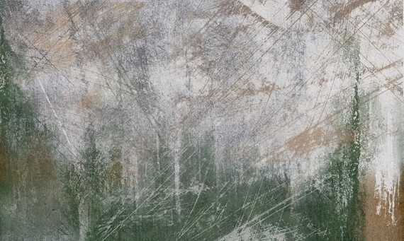 Tapeta Artystyczna Surowa zieleń