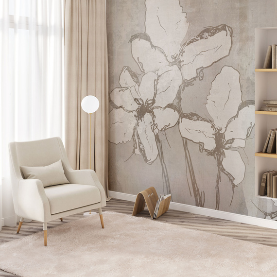 Fototapeta artystyczna Iris Kwiaty