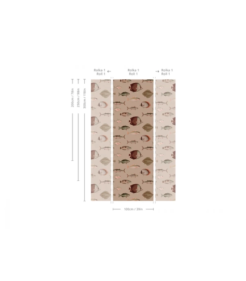Tapeta Artystyczna Under the Sea Pink