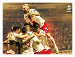 Obraz na tafli PTD222T2 piłka nożna Reprezentacja Polski