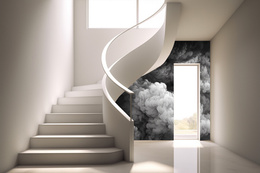 Tapeta Artystyczna Montagne et Ciel Cumulon MC103