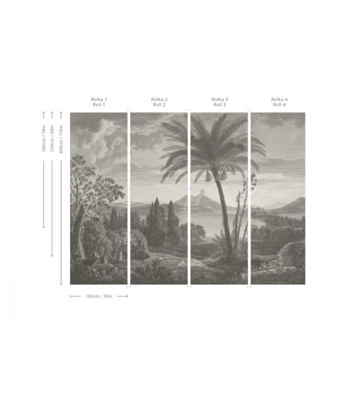 Tapeta Artystyczna Tropical Volcano Vista