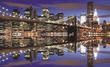 Fototapeta na flizelinie 1670VE Brooklyn bridge w nocy