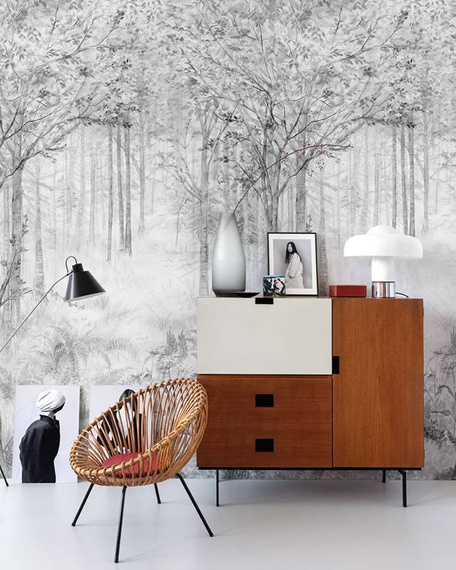 Tapeta Mural ML2802 Fairytale B&W