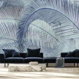 Fototapeta Liście Niebieski Dżungla