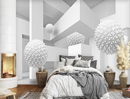 Fototapeta Geometryczna abstrakcja 3D