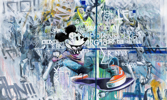 Fototapeta artystyczna Bronx abstrakcja 