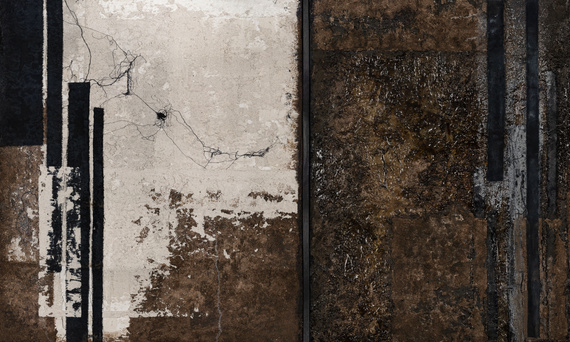 Tapeta artystyczna Wallart Oxido abstrakcja geometryczna