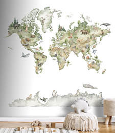 Tapeta Mural CW6042-1 Woodland Map