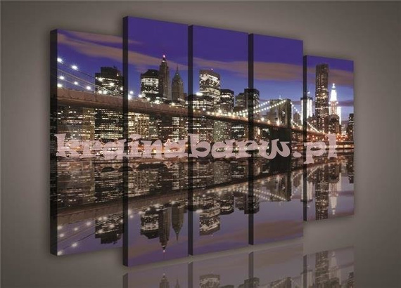 Obraz na płótnie zestaw PS996S12 BROOKLYN BRIDGE