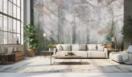 Tapeta Artystyczna Surowa zieleń