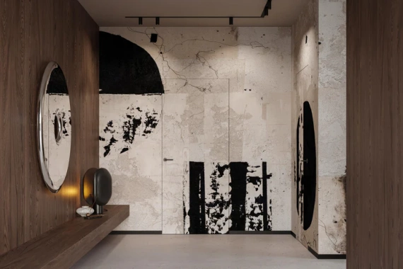 Tapeta artystyczna Wallart Dot abstrakcja geometryczna