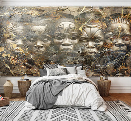 Fototapeta Artystyczna sztuka afrykańska 4