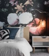 Tapeta Artystyczna Midnight Flowers