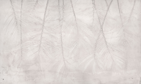 Tapeta artystyczna Wallart Fresco Light liście palmy