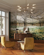 Oryginalny mural Kwitnace drzewa Cherry