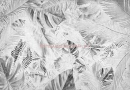 Fototapeta 13701 Liście na starym papierze