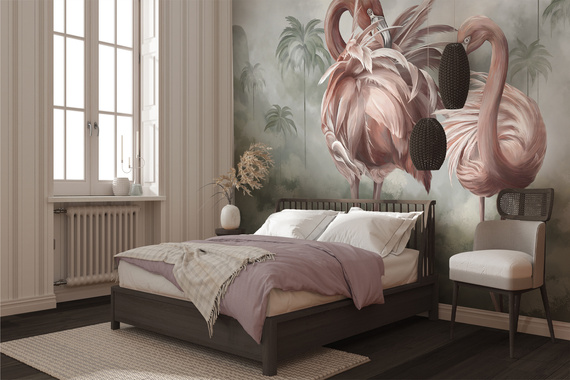 Fototapeta Królewskie Flamingi