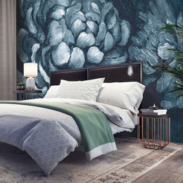 Tapeta Mural 26780 Painted Rose Smoky Blue