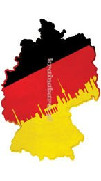 Naklejka na ścianę NIEMCY SPNB108