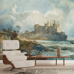 Tapeta Fototapeta 27016 Maritime mural with castle