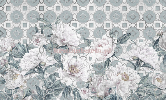 Fototapeta Kwiaty Piwoni Jardin 