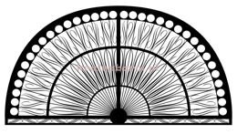 Naklejka na ścianę WACHLARZ SPNB171TS