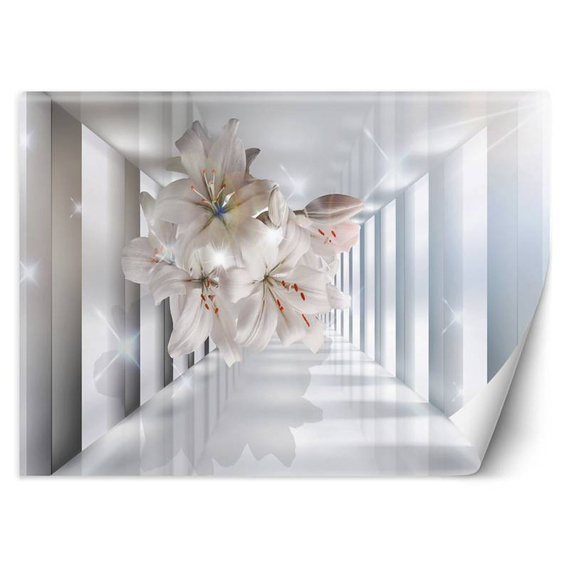 Fototapeta do pokoju Kwiaty w korytarzu 3D
