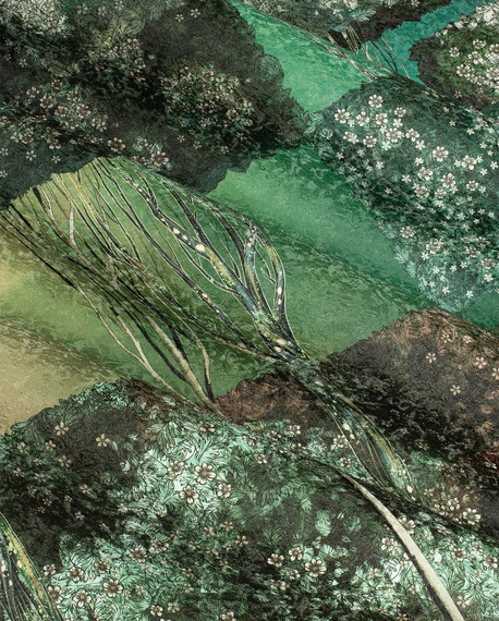 Fototapeta artystyczna Maze drzewa las