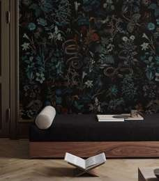 Tapeta Artystyczna Botanic black